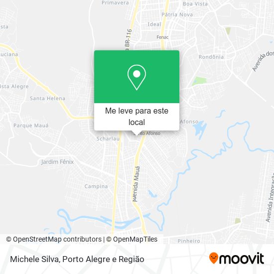 Michele Silva mapa