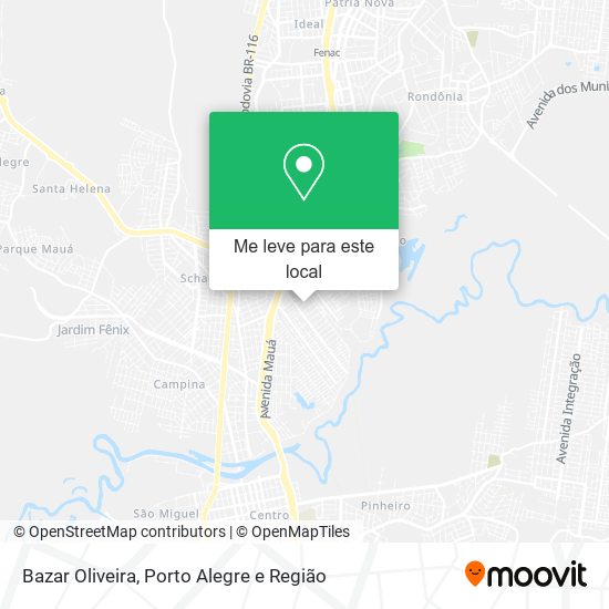 Bazar Oliveira mapa