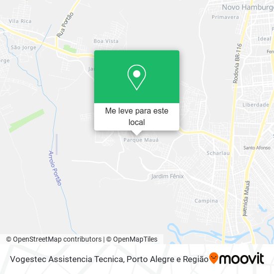 Vogestec Assistencia Tecnica mapa