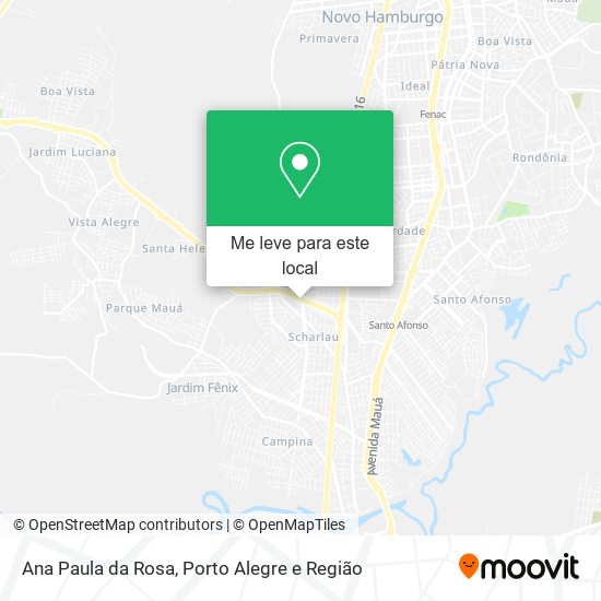 Ana Paula da Rosa mapa
