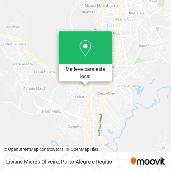 Lisiane Mieres Oliveira mapa
