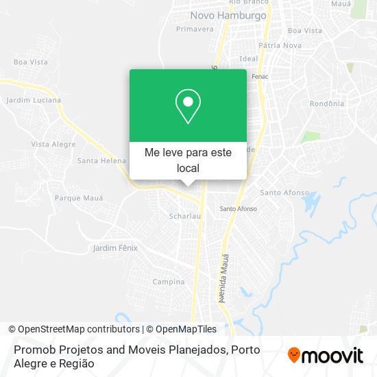 Promob Projetos and Moveis Planejados mapa