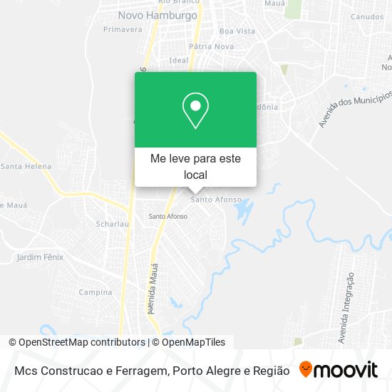 Mcs Construcao e Ferragem mapa