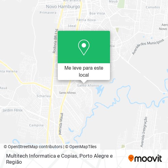 Multitech Informatica e Copias mapa