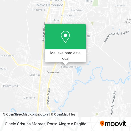 Gisele Cristina Moraes mapa