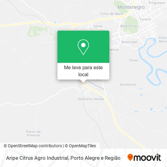 Aripe Citrus Agro Industrial mapa