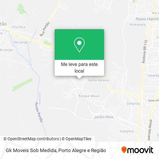 Gk Moveis Sob Medida mapa