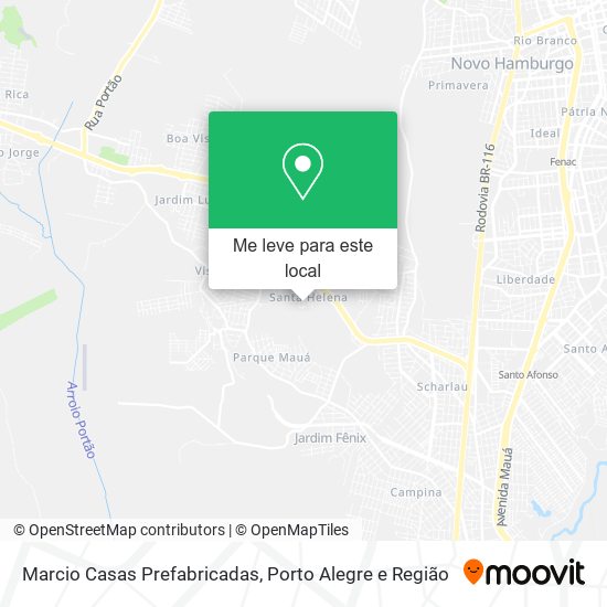 Marcio Casas Prefabricadas mapa