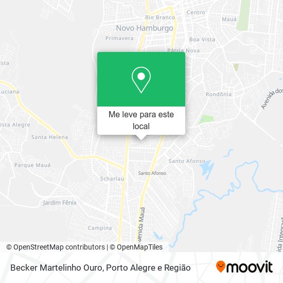 Becker Martelinho Ouro mapa