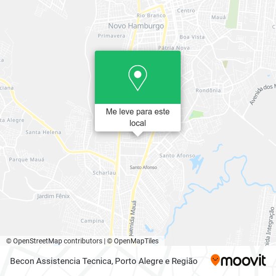 Becon Assistencia Tecnica mapa