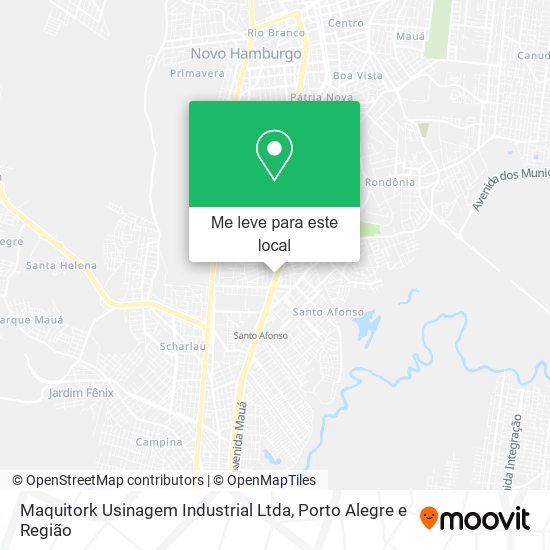 Maquitork Usinagem Industrial Ltda mapa