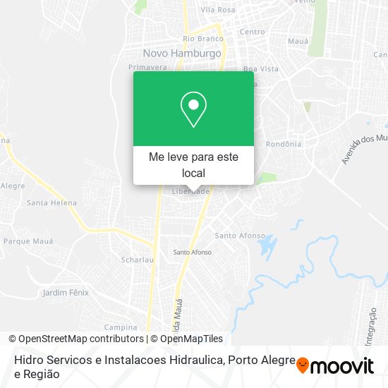 Hidro Servicos e Instalacoes Hidraulica mapa