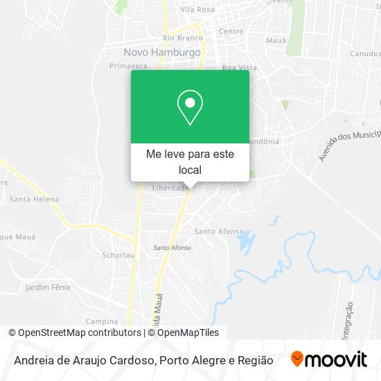 Andreia de Araujo Cardoso mapa