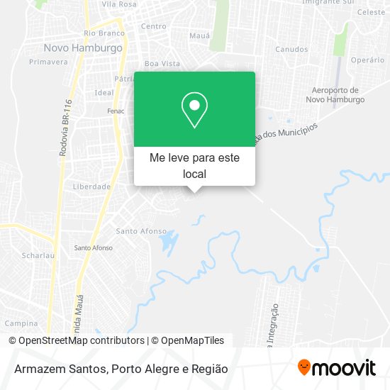 Armazem Santos mapa