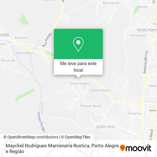 Mayckel Rodrigues Marcenaria Rustica mapa