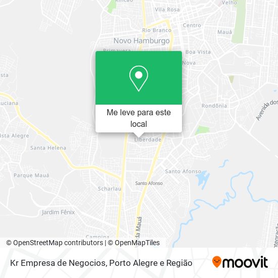 Kr Empresa de Negocios mapa