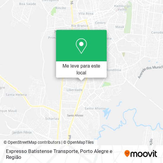 Expresso Batistense Transporte mapa