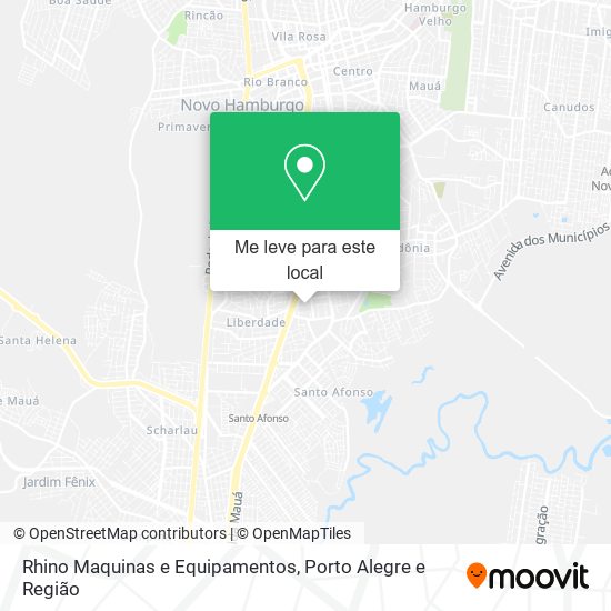 Rhino Maquinas e Equipamentos mapa