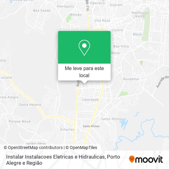 Instalar Instalacoes Eletricas e Hidraulicas mapa