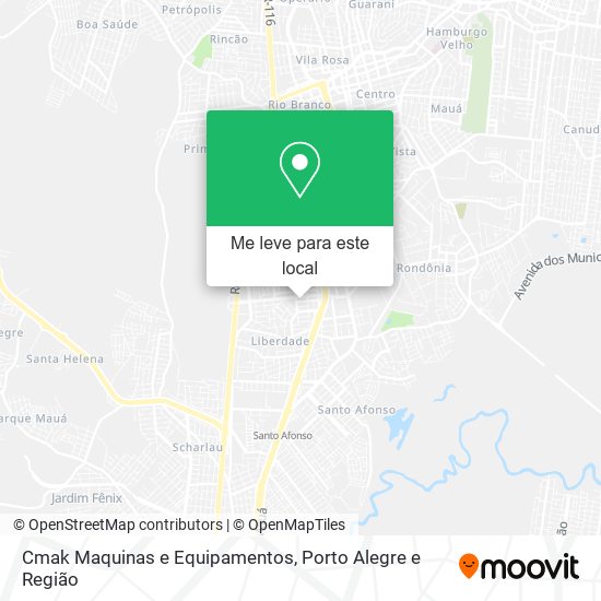 Cmak Maquinas e Equipamentos mapa