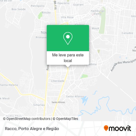 Racco mapa