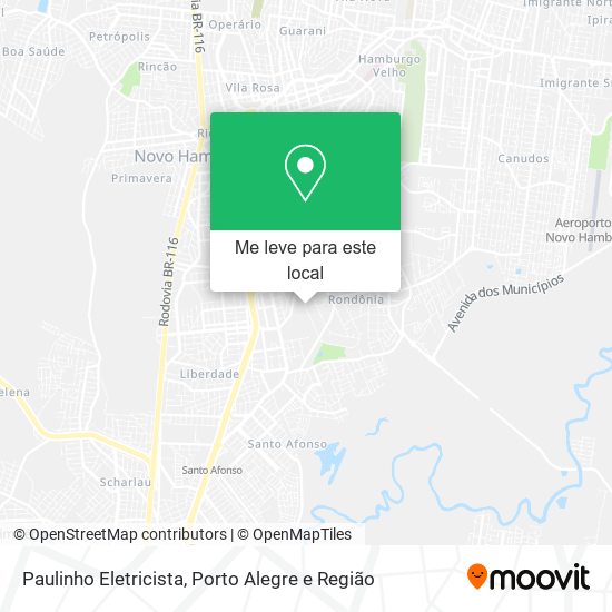 Paulinho Eletricista mapa