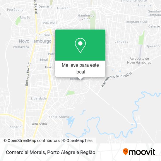 Comercial Morais mapa