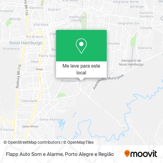 Flapp Auto Som e Alarme mapa