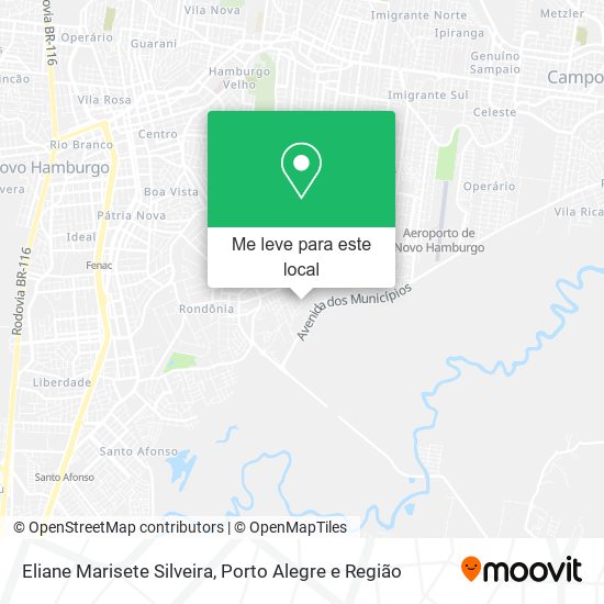 Eliane Marisete Silveira mapa