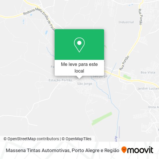 Massena Tintas Automotivas mapa