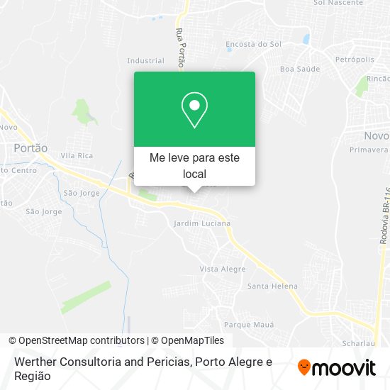 Werther Consultoria and Pericias mapa