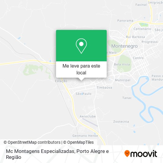 Mc Montagens Especializadas mapa