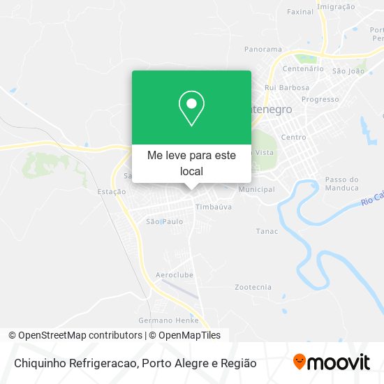 Chiquinho Refrigeracao mapa