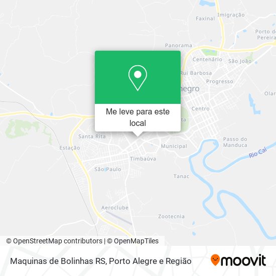 Maquinas de Bolinhas RS mapa