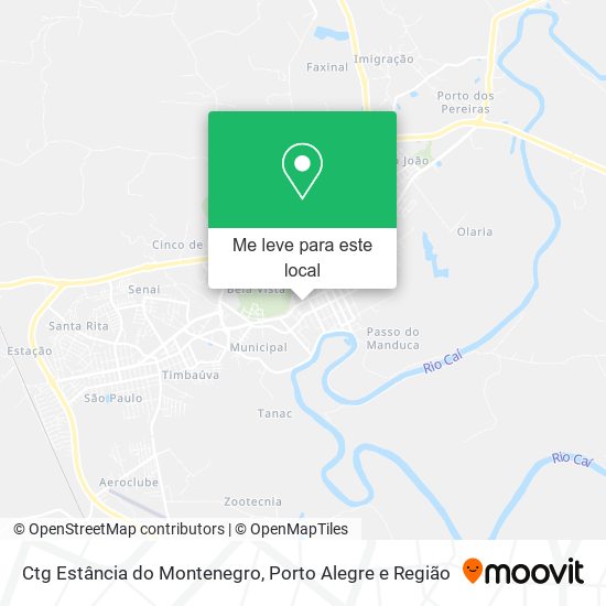 Ctg Estância do Montenegro mapa