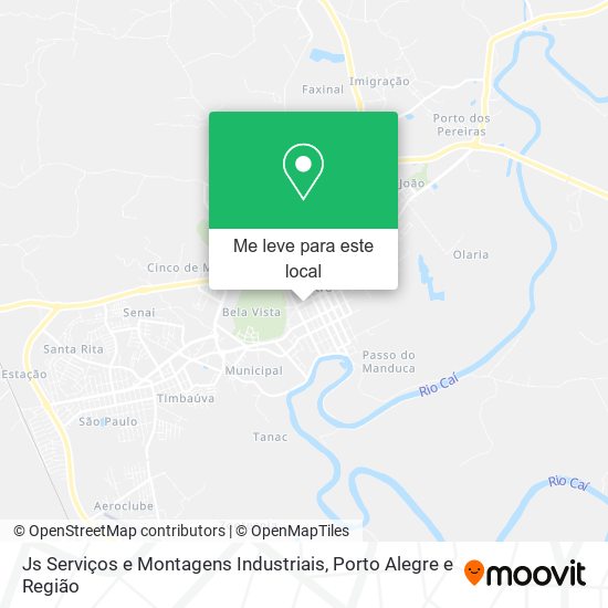 Js Serviços e Montagens Industriais mapa