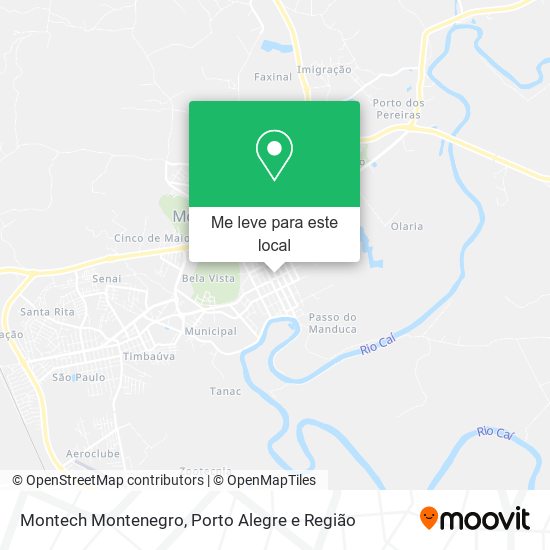 Montech Montenegro mapa