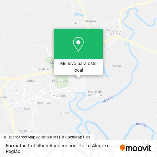 Formatar Trabalhos Academicos mapa