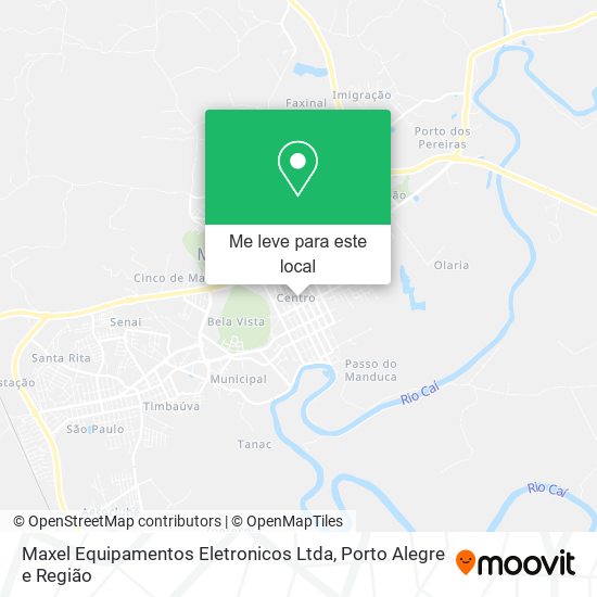 Maxel Equipamentos Eletronicos Ltda mapa