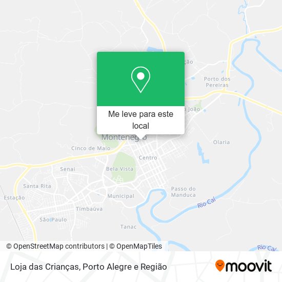 Loja das Crianças mapa