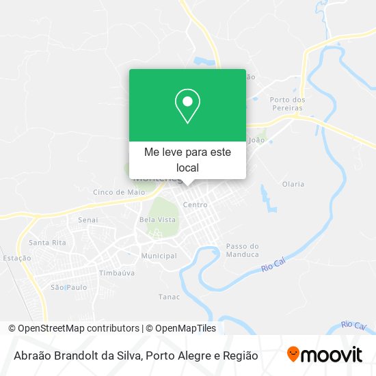 Abraão Brandolt da Silva mapa