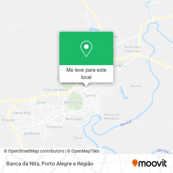 Banca da Nita mapa