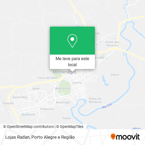 Lojas Radan mapa
