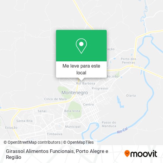 Girassol Alimentos Funcionais mapa