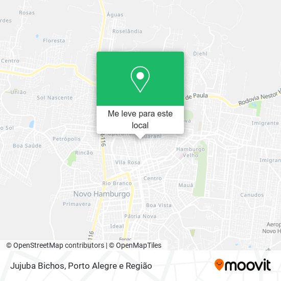 Jujuba Bichos mapa