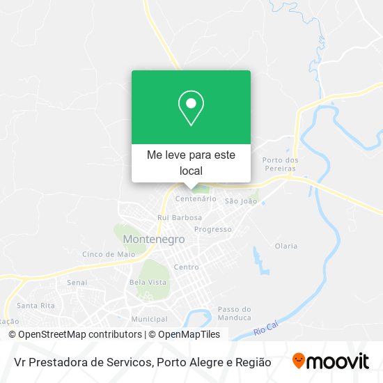 Vr Prestadora de Servicos mapa