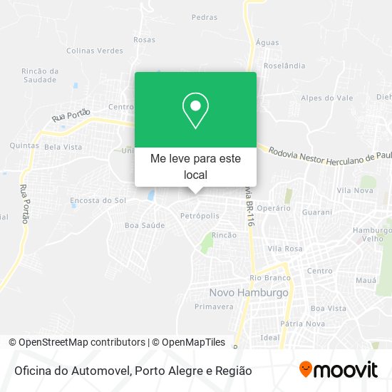 Oficina do Automovel mapa