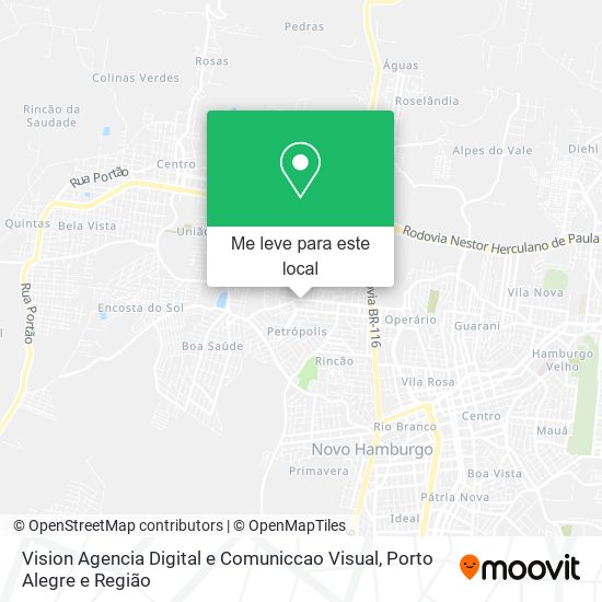 Vision Agencia Digital e Comuniccao Visual mapa