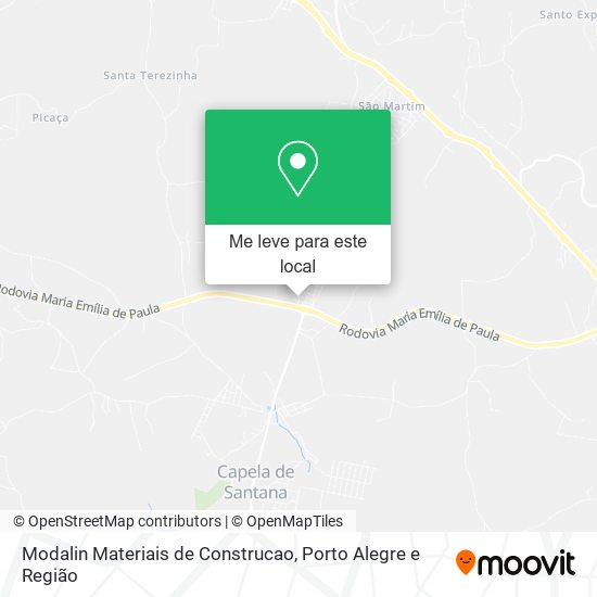 Modalin Materiais de Construcao mapa