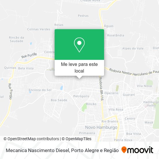Mecanica Nascimento Diesel mapa